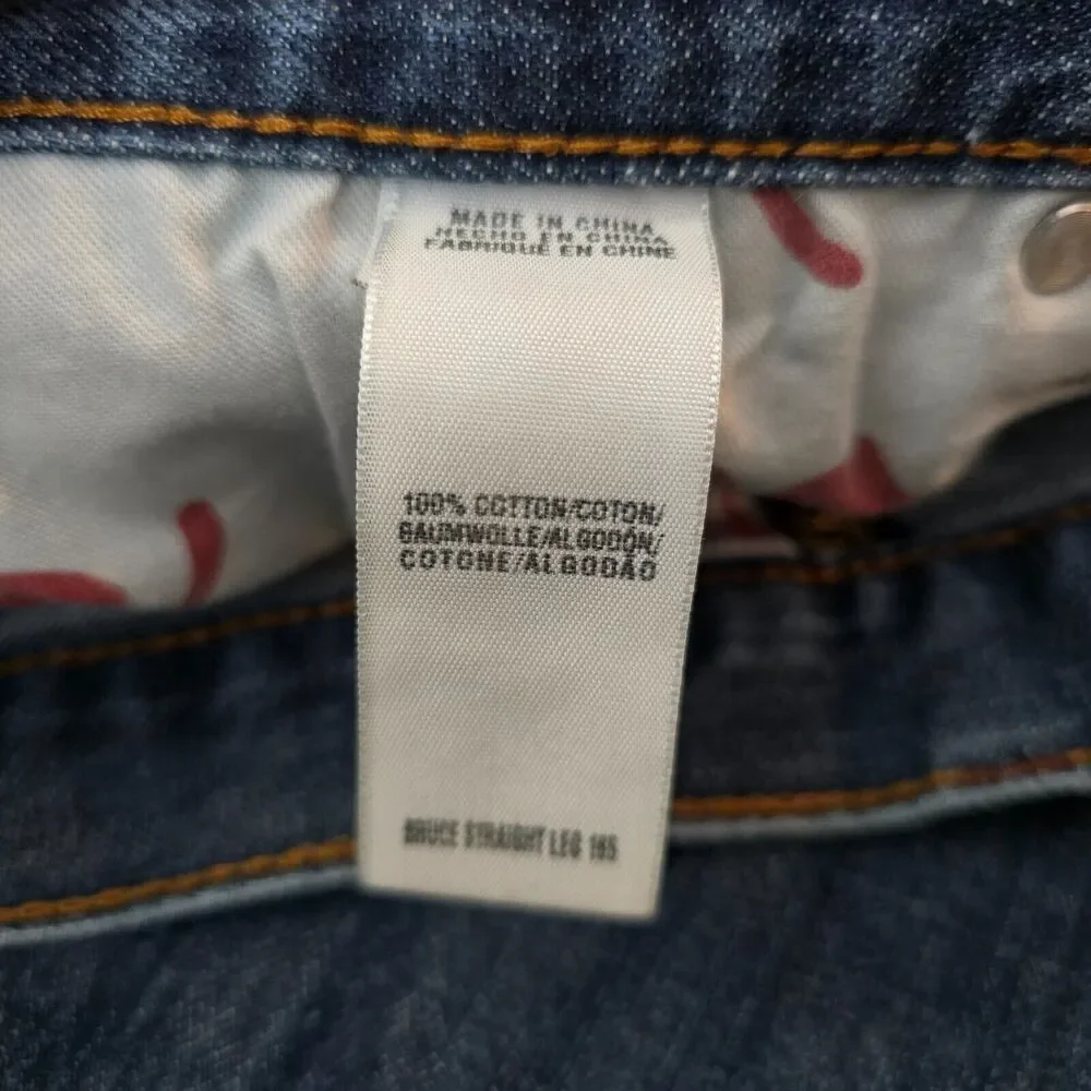Lucky Brand Jeans Men's 36 x 30 Blue Medium Wash Regular Inseam Straight